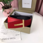 Tom Ford New Arrival: 3.8cm Wide Eyelet Belt - Image 3