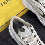 FENDI Force Lace-Up Retro Low-Top Shoes - Image 5