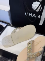 CHANEL Gemstone Thong Sandals - Image 2