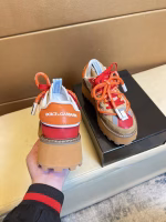 Dolce&Gabbana Unisex Multicolor Patchwork Sneakers - Image 5