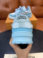 Louis Vuitton Trainer Couple's Retro Basketball Sneakers - Image 7