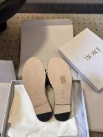 Dior 2025 Bow - Pearl Flat Slippers - Image 9