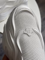 Fendi 2025 Spring/Summer Flow White Mesh Couple's Running Shoes - Image 5