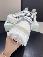 Burberry Multi-Material Patchwork Outdoor Lace-Up Sneakers - Image 7