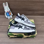 A Bathing Ape BASTA Classic Trendy Fashion Sneakers - Image 3