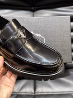 Prada thick-soled formal casual leather shoes - Image 5