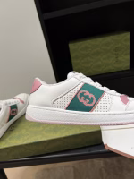 Gucci New Screener Distressed Sneakers - Image 8