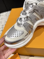 LV Archlight Collection Arch-Soled Chunky Sneakers: Casual Platform Lace-Up Sports Shoes - Image 8