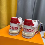 LV Trainer Floral White Sneakers - Image 3