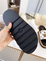 LV 2022 Spring-Summer New Arrival – The Latest Counter Version Down Slippers - Image 9