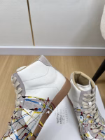 Maison Margiela 2025 Spring/Summer New Graffiti Couple's Mid-Top German Training Sneakers - Image 9