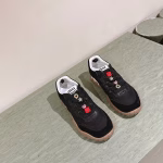 Miu Miu 2025 Spring-Summer Athletic American Retro Style Lace-Up Distressed Sneakers