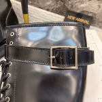 Alexander McQueen Black Studded Knee-High Boots - Image 4