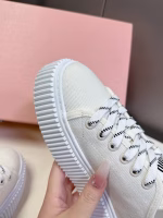 Miu Miu Spring-Summer Runway Biscuit Platform Women's Sneakers - Image 9
