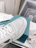 Prada 2022 Early Spring New Triangle Logo Perforated Sneakers/Skate Shoes - Image 7