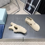 Prada 2025 Classic Casual Shoe Collection - Retro Flat Sandals - Image 6