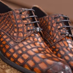 LV (Louis Vuitton) original crocodile leather shoes - Image 5