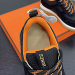 Hermès Latest High-Tech Canvas & Suede Goatskin Sneakers - Image 6