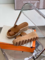Hermès 2022 New Platform Slippers - Image 7