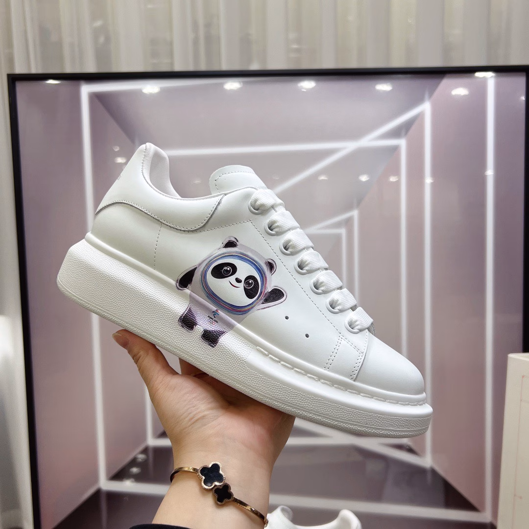 6 Bing Dwen Dwen Hit Style Alexander McQueen Fashion Trendy Shoes - Image 1