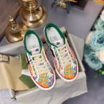 Gucci 1977 Colorful Floral Canvas Shoes