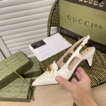 Gucci Pointed-Toe Kitten Heel Sandal Collection - Image 2