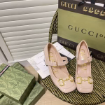 Gucci Horsebit Chunky Heel Mary Jane High-Heeled Shoes - Image 4