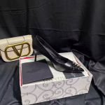 Valentino's Latest Rockstud Alcive Bronze Studded Mules - Image 3