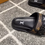 LV Louis Vuitton Men's Monogram Slippers - Image 6