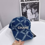 Chanel Vintage-Inspired Embroidered Baseball Cap - Image 3
