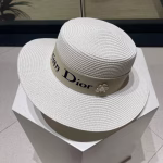 【Dior】2022 New Style Woven Straw Sun Hat (Bucket Hat) - Image 5