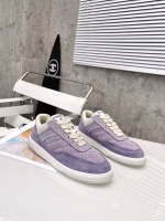 Chanel 2022 Early Spring Macaron Quilted Suede Sneakers - Image 3