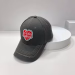LV New Baseball Cap with Embroidered Letter Patches - Image 6