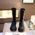 Alexander McQueen 2022 Early Autumn Flyknit Sock Boots - Image 4