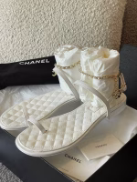 Chanel Stunning White Sandals for Women – Spring & Summer Collection - Image 4
