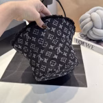 LV Louis Vuitton Denim Bucket Hat - Image 6