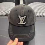 LV Louis Vuitton 2024 Pre-Spring New Denim Baseball Cap - Image 3