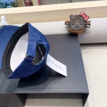 Dior Vintage Versatile Monogram Patchwork Leather Baseball Cap - Image 6