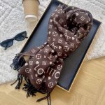 Louis Vuitton 2024 New Wool and Silk Blend Scarf - Image 5