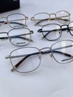 Montblanc Pure Titanium Rimless Plain-Glass Eyeglasses - Image 2