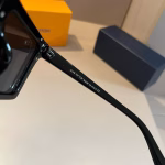 LV Louis Vuitton New Metal Single-Bridge Aviator Sunglasses - Image 9