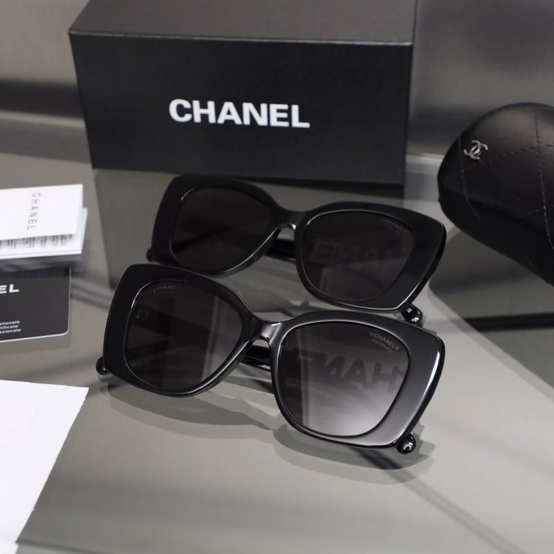6 Chanel New Square Polarized Sunglasses - Image 1