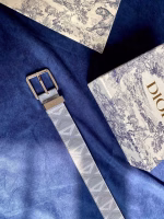 2022 Dior New Style Belt with Fine Steel Hardware, Original Order Imported Top-Grain Cowhide - Image 7