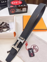 Hermès H Buckle Letter Men's Belt - Image 4