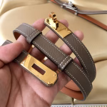 Hermès Kelly Double-sided Top Grain Original Leather Replica Women's Belt - Image 7