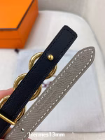 Hermès Calfskin Women's Reversible Belt - Image 6