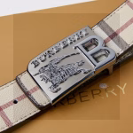 Burberry Hollow-out Letter Plate Buckle High-quality Belt - Image 5