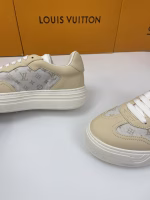 Louis Vuitton Time Out Couples' Patchwork Denim Sneakers - Image 5