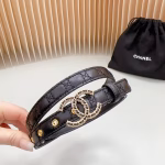 Chanel 2.0cm Double-Sided Sheepskin Ladies' Belt - Image 6