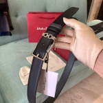 Daigou-sourced authentic grade Ferragamo leather belt